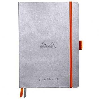 Rhodia 117761C - Goalbook, color plata