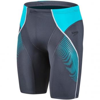 Speedo Fit Panel Jammer - Bañador para hombre, hombre, color Oxid/Jade, tamaño 40