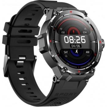 Smartwatch DCU 34157080 con GPS, Pantalla AMOLED HD 1.3, 14 Modos de Deporte - Negro