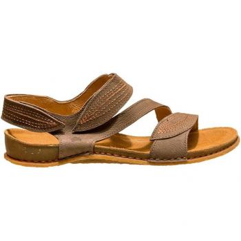 Sandalias planas de mujer El Naturalista N5810 color topo
