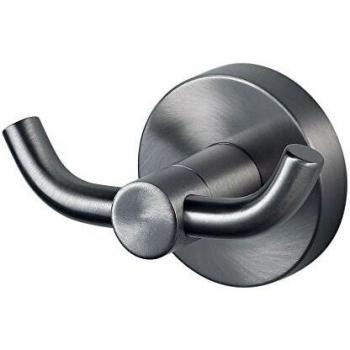 Haceka Kosmos Tec Gancho Doble, Metal, Gris, 9x5x5.3 cm