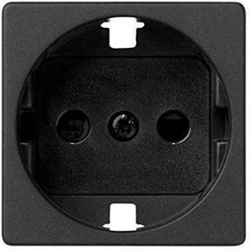 Simon -2700041-038 27 Play, tapa para la base de enchufe schuko con dispositivo de seguridad grafito
