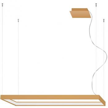 Plafón LED integrado Tuula Integrated Aluminio Oro 1 bombilla 150cm