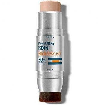 Isdin Foto Ultra Stick & Brush SPF 50+ | Fotoprotector. Protege, cubre y difumina. Especial para Zonas Sensibles y post-procedimiento 1 x 9g
