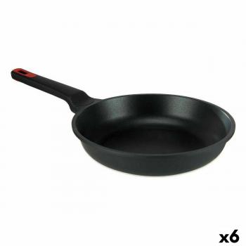 Sartén de Aluminio Negro Ø 26 cm (6 Unidades)