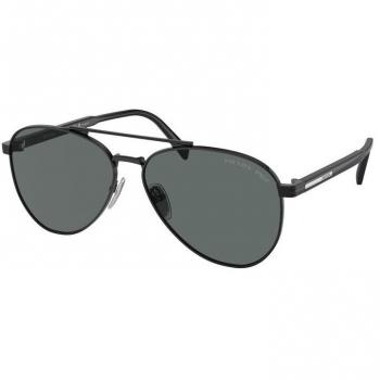 Prada PR A58S Polarized Men's Sunglasses Black 61mm