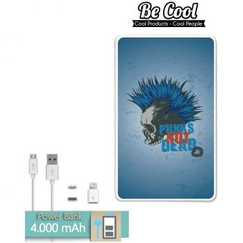 Becool® - Batería Externa Power Bank 4000 mah + Gratis 1 cable USB-MicroUsb