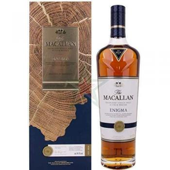 Macallan Enigma Whisky Escocés de Malteado, 700ml, con estuche premium, sabor suave y afrutado, notas de vainilla y especias