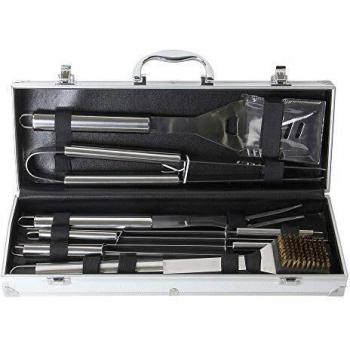 Maleta de 8 Accesorios Inox para Barbacoa y Plancha - Somagic