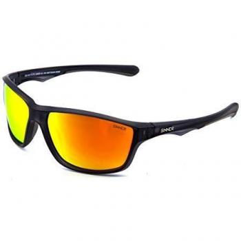 Sinner Eyak Polarized Men's Sunglasses Clear Size 63 Matte Cry Black CAT3 Unisex