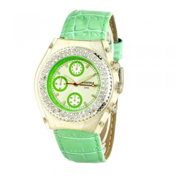 Chronotech Women's Quartz Analog Watch with Leather Strap CT7284S-07 (40mm)
