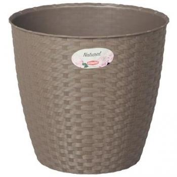 Stefanplast 10006824 - Vaso, 24 x 22 cm, Color Taupe