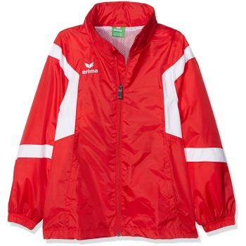 Erima GmbH Classic Team Chaqueta para todo tiempo, Unisex niños, Rojo/Blanco, 128