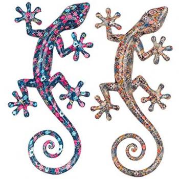 Figura de Lagarto Trencadís Multicolor Pack 2 Unidades - Signes Grimalt 19x40x5 cm
