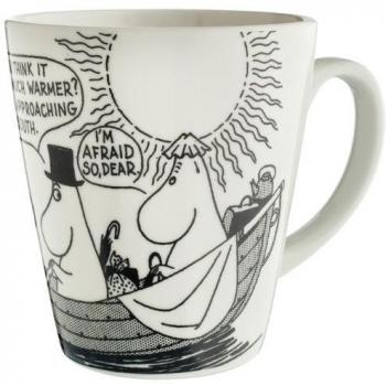 Moomin MO977D - Taza, tamaño grande, diseño con texto en inglés I'm afraid