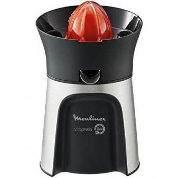 Moulinex Vitapress PC603D Exprimidor 100W de potencia con vertido directamente en el vaso, 3 conos para limones, naranjas, pomelos y tope antigoteo
