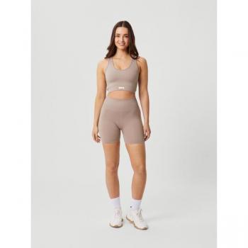 Björn Borg Studio Seamless Rib Shorts Beige, S