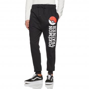 Pokemon Trainer Pantalones de gimnasia Negro L