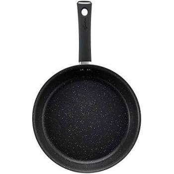 Lagostina Lavinia Sartén Antiadherente Ø 20 cm Revestimiento Mineral Meteorítico contra Rasguños, Olla Inducción, Gas y Horno con base de Acero Inoxidable y Aluminio, Mango Soft Touch con Orificio