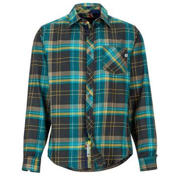 Marmot Kids 44520-1137-5 Anderson - Franela Ligera, Color Gris Oscuro, tamaño Grande
