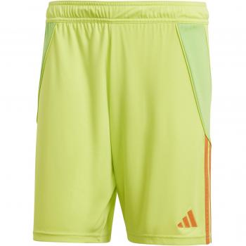Pantalones de fútbol adidas Tiro 24 para hombre en color amarillo, con diseño clásico, ajuste regular, tejido ligero y transpirable, tecnología Climalite que aleja la humedad de la piel, cintura elástica con cordón ajustable