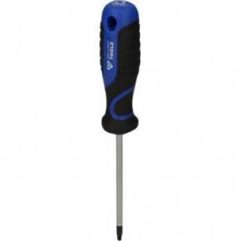 Destornillador TORX Brilliant Tools BT034907 T20, acero al cromo vanadio, mango ergonómico, longitud de 100 mm