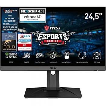 Monitor de Gaming MSI Oculux NXG253RDE 25 LED, Full HD, 360Hz, NVIDIA G-Sync, 1ms Reacción