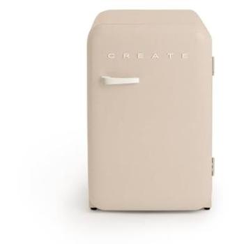 Frigorífico Retro Create 107L Blanco Roto - Eficiencia Energética, Control Ajustable, Eco-Friendly