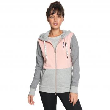 Roxy - Sudadera con Capucha y Cremallera - Mujer - L - Rosa
