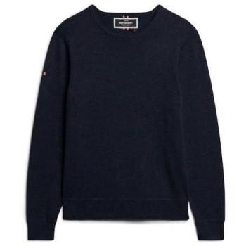 Jersey de lana merino azul marino para hombre Superdry, talla M, estilo casual