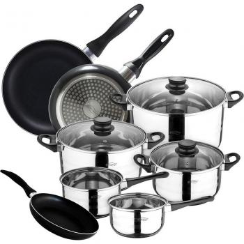 Set de cocina San Ignacio 8 piezas + 3 sartenes 16/20/24 cm