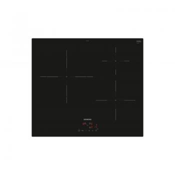 Placa de inducción Siemens EU611BJB5E 60 cm, 3 zonas, 4600W, color negro