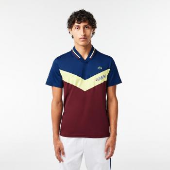 Lacoste Men's Daniil Medvedev Slim Fit Multicolor Tennis Polo Shirt