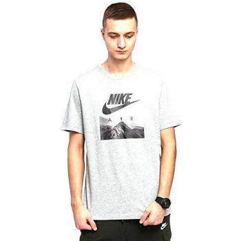 NIKE M NSW tee Air Photo Camiseta de Manga Corta, Hombre, dk Grey Heather