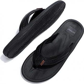 ASTERO Chanclas Hombre Flip Flop Verano Sandalias de dedo Antideslizante Piscina Playa Ducha Zapatillas Tamaño 41-46