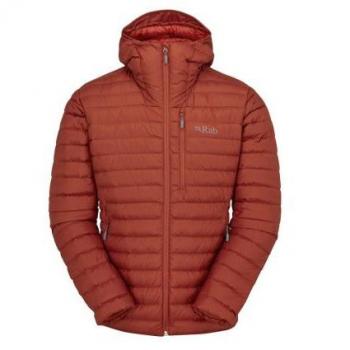 Rab Microlight Alpine Jacket for Men - Tuscan Red, Medium Size
