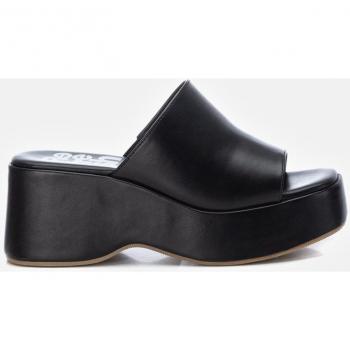 Sandalias de cuña Refresh 171689 negro con plataforma de 6cm