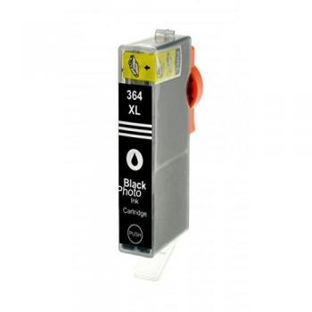 Cartucho de tinta negra foto hp 364xl compatible con chip para hp 5380 6380 5460 8550 5324 cb322ee 364pbk capacidad 18 ml