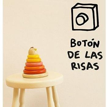 Chispum VIHOG095S - Vinilo decorativo, 28 x 31 cm, diseño Botón de las risas