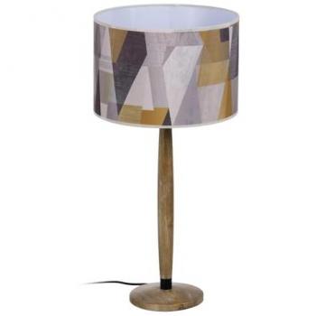 Lámpara de mesa Beige Natural 220-240 V 30 x 30 x 62 cm