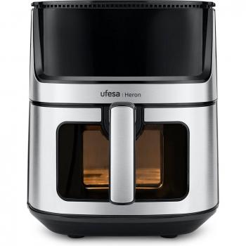 Freidora de Aire Ufesa Heron 8L 1500W Inoxidable con Ventana