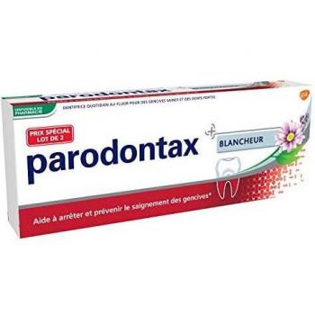 Parodontax Dentifrice Blancheur au Fluor Lot de 2 x 75 ml