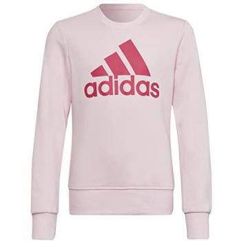 Sudadera Adidas Essentials Niña Rosa Sin Capucha