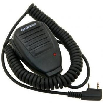 Baofeng UV-5R Speaker - Micrófono para Walkie Talkie Baofeng UV-5R, color negro