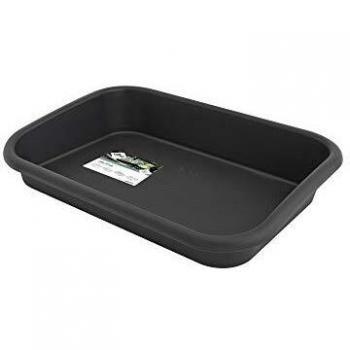 Elho Green Basics Garden Tray - Living Black - Interior & Exterior - L 41.9 x A 59 x A 11.1 cm