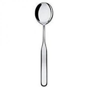 Alessi acero inoxidable pulido 18/10 collo-alto cucharas de postre, 6 unidades), color plateado