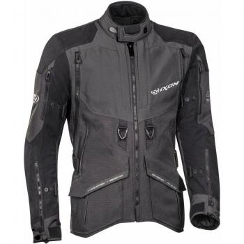 Ixon Chaqueta de Moto Ragnar Negra-Antracita Textil 2XL