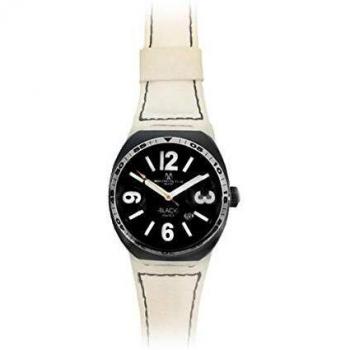 Reloj de Lujo Unisex Montres De Luxe 09BK-2501 con Correa de Cuero Auténtico (40mm)