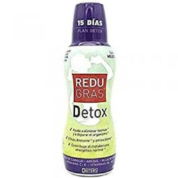 DEITERS - Redugras Detox, Complemento Alimenticio Depurativo, Líquido, Quemagrasas, Limpiador de Toxinas, con Vitamina B6 y B12, con Cola de Caballo, Botella de 450 ml