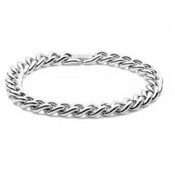 Pulsera de Cadena Gruesa de Plata para Mujer Daniel Wellington DW00400849 - Talla Única